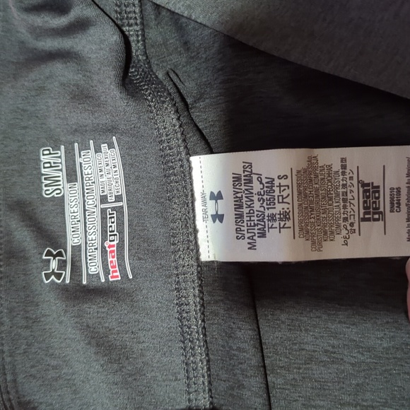 Under Armour Grey Compression Leggings Size Small - Picture 4 of 4